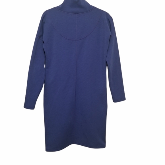 ATHLETA Soft Tech Blue Sapphire Sweater Dress, Size S - Picture 4 of 7